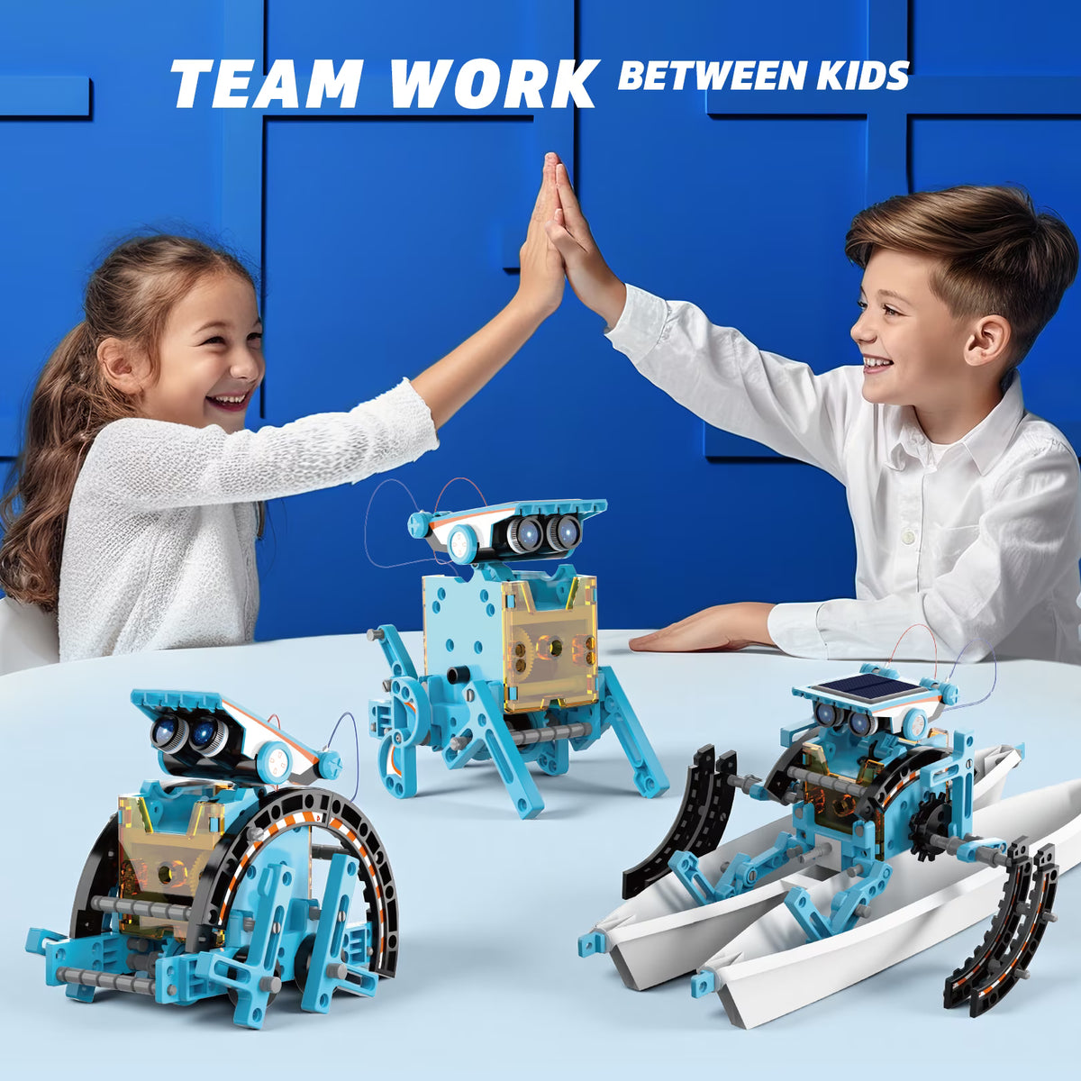 12-in-1 Solar Robot Kit, STEM Toys for Boys Age 8-11 Years, DIY Solar Powered Robotics Set, Educational Engineering Building Science Toy Gift for Kids Boys & Girls.