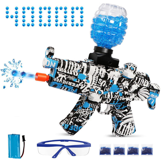 Beefunni Gel Ball Blaster,Water Bead Blasters with 40000 Water Beads Outdoor Games Toys for Activities Team Game for Adults and Kids Ages 12+