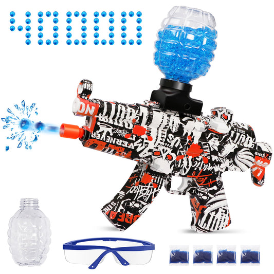 Gel Ball Blaster,Water Bead Blasters with 40000 Water Beads Outdoor Games Toys for Activities Team Game for Adults and Kids Ages 12+