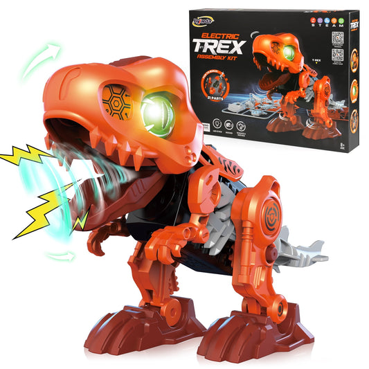 Dinosaur Toy for 6 7 8 9 10+ Years Old Boys, DIY Building T-Rex Dinosaurs Toys,STEM Educational Science Kits, Christmas Birthday Gift for Boys Girls