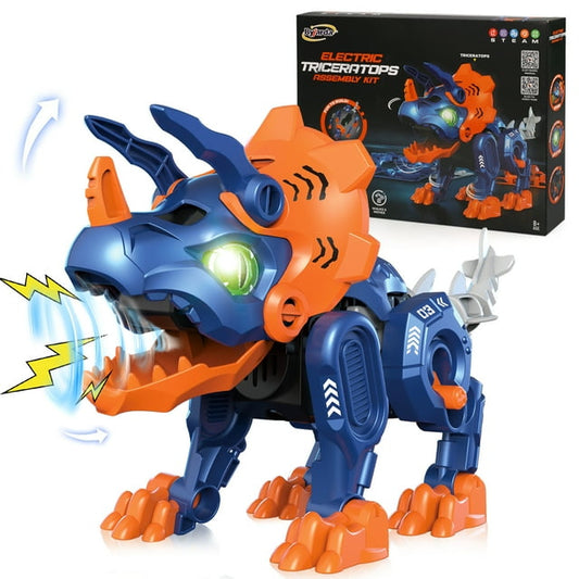 STEM Dinosaur Toys for Kids,DIY Building Triceratops Dinosaurs Toys Educational Science Kits Gift for 8-12 Year Old Boys Girls