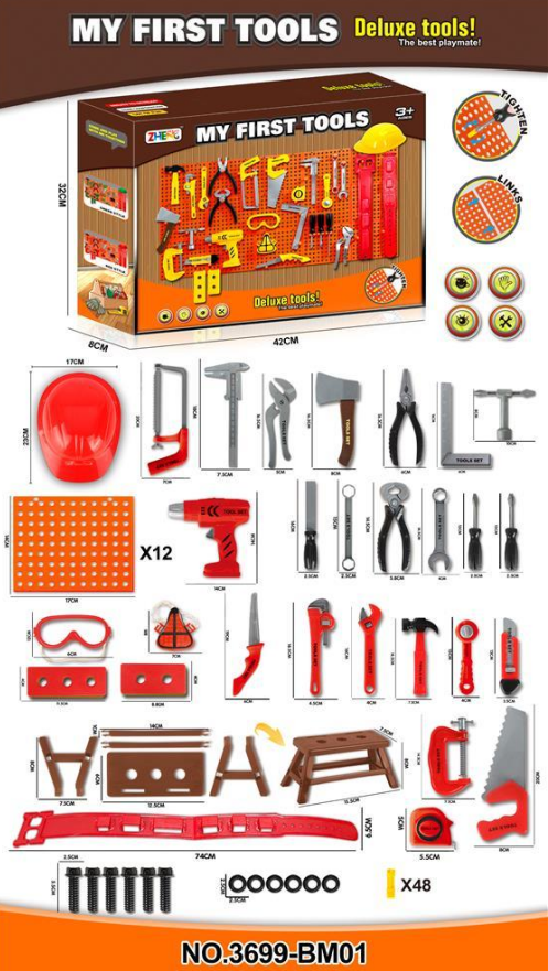 Kids Tool Set for Toddlers Boys 3 4 5 6 Years, Birthday Christmas Gift for Kids Toddlers Boy 2 3 4 5 6.