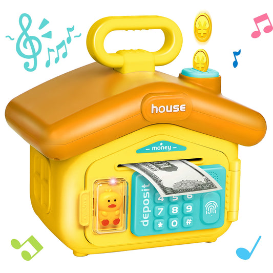 Piggy Bank for Girls Boys Large Electronic Money Coin Banks with Password Protection, Great Birthday Gift for Kids 3-8 Years Old