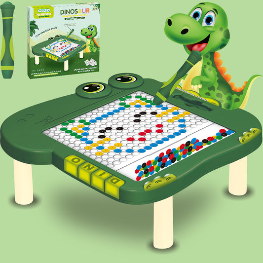 Huge Magnetic Doodle Board for Kids, Large Drawing Pad with Magnetic Pen & Beads, Magnetic Dot Art , Birthday Christmas Gift for Kids, Montessori Educational Preschool Toy for 3 4 5 6 7 +