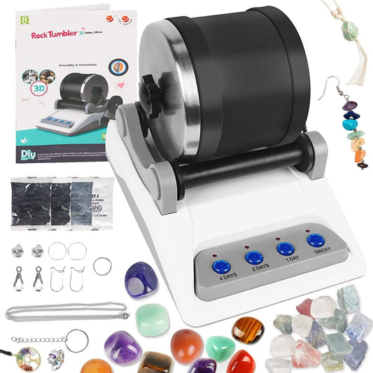 Rock Tumbler Polisher Science Kits Set for Kids and Adults
