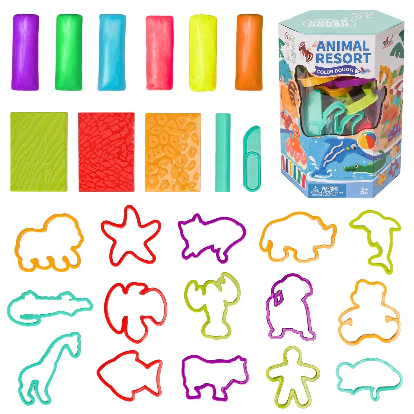 Animals World Play Dough Set - Unleash Your Child's Imagination and Creativity