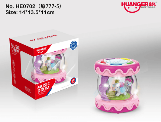 Baby toys Infant toys for 6 to 12 months, Carousel Hand Music Drum Early Learning Education Toys