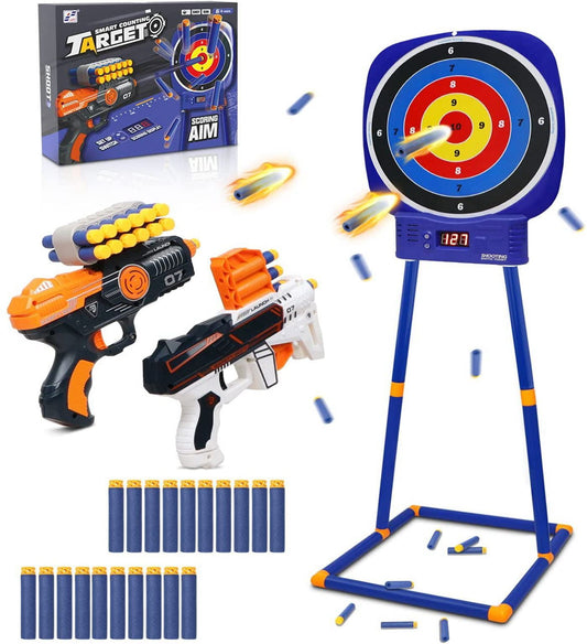 Digital Shooting Targets with Foam Dart Toy Shooting Blaster£¬Shooting Game Toys Gifts for 8-12 Year Old Boys
