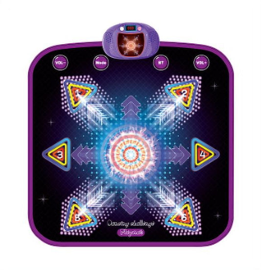 Dance Mat,Light Up Dance Pad with Wireless Bluetooth Music Dance Game Mat Gift for Girls & Boys Ages 3-6 Years Old