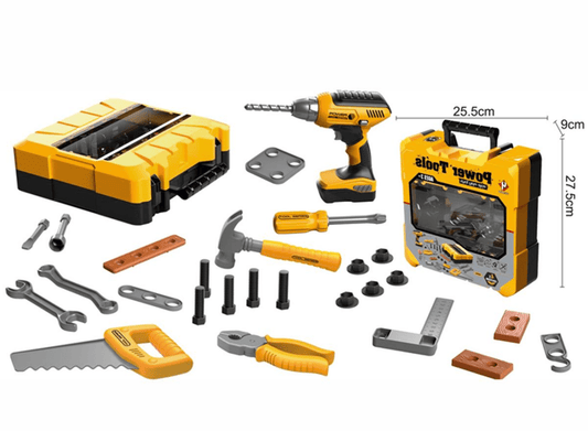 Kids Tool Set ,STEM Toys for Kids 3 4 5 6 Years Old , Pretend Play Construction Toys with Tool Box ,Birthday Christmas Gift for Toddlers.