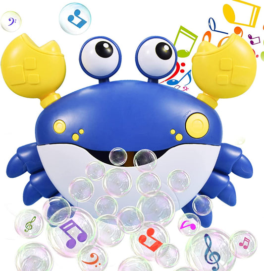 Crab Bubble Bath Maker for Bathtub, Baby Bath Toys for Toddlers 1-3, Bubble Machine with Music, Crab Bath Toys for Toddlers, Babies Kids Bath Toys Great Gifts for 1-2-3-4-8 Years Girl Boy
