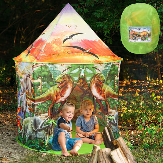 Dinosaur Kids Play Tent, an Extraordinary Dinosaur Tent, Large Tent for Kids, Dinosaur Toys for Kids Girls & Boys, Kids Tent Indoor & Outdoor