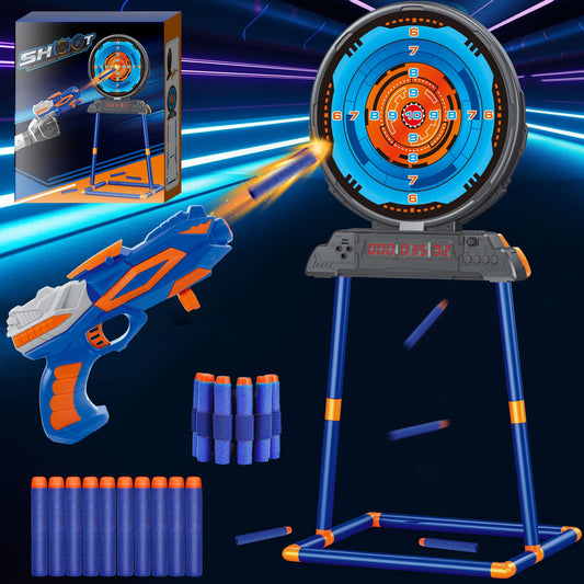 Digital Target Game for Boys, Shooting Practice for Nerf, Kids Target Shooting Games Toys for 5+ Year Old Boys Girls